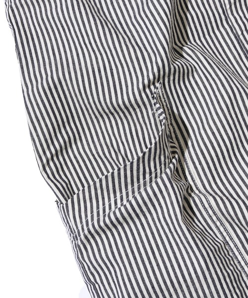 HARVESTY(ハーベスティ)の「HARVESTY/ハーベスティ ストライプオーバーオール オーバーサイズ ストライプ(サロペット/オーバーオール・メンズ・ホワイト系その他/ホワイト系その他2・1/2)」の11枚目の写真