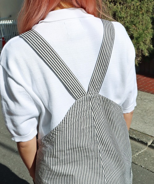 HARVESTY(ハーベスティ)の「HARVESTY/ハーベスティ ストライプオーバーオール オーバーサイズ ストライプ(サロペット/オーバーオール・メンズ・ホワイト系その他/ホワイト系その他2・1/2)」の18枚目の写真