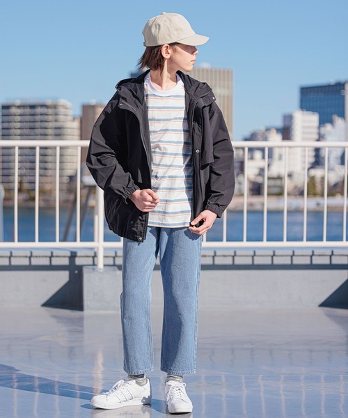 GLOBAL WORK（グローバルワーク）の「AND YUA ANY/撥水マウンテンパーカー/261478（マウンテンパーカー・キッズ・ブラック/ベージュ・150cm/160cm）」の8枚目の写真