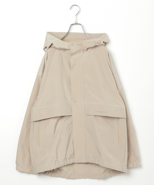 GLOBAL WORK（グローバルワーク）の「AND YUA ANY/撥水マウンテンパーカー/261478（マウンテンパーカー・キッズ・ブラック/ベージュ・150cm/160cm）」の14枚目の写真