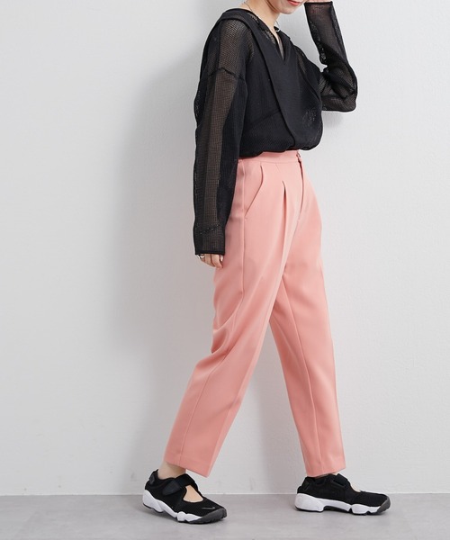 CIAOPANIC TYPY（チャオパニックティピー）の「コットンメッシュパッチワークプルオーバー（Tシャツ/カットソー・レディース・ブラック/ブルー/アイボリー・ONE SIZE）」の15枚目の写真