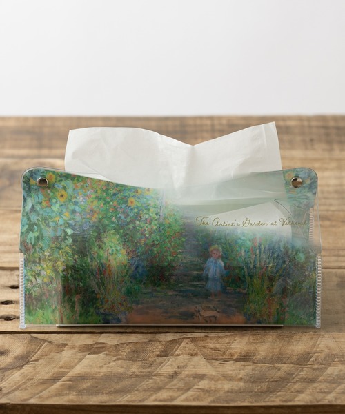 Jubilee（ジュビリー）の「犬 猫 名画アート など クリアティッシュケース モネ（インテリア雑貨・レディース・A/B/C/D/E/F/その他1/G/H/I/J/その他2/K/N/M/L/P/Q/O/R/S/その他5/その他3/その他4/その他6/その他7/その他9/その他12/その他8/その他10/その他13/その他11・FREE）」の4枚目の写真