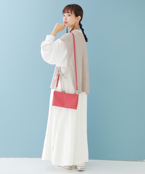 osharewalker（オシャレウォーカー）の「【廃盤】『ヴィンテージサテンロングギャザーワンピース』（シャツワンピース・レディース・ブラック/ライム/オフホワイト・FREE）」の19枚目の写真