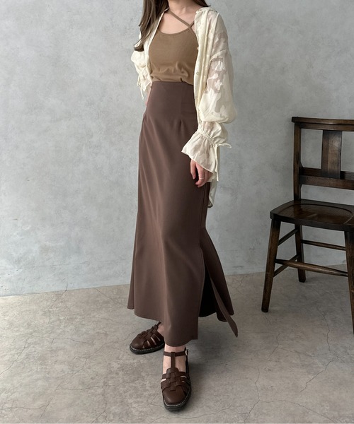 apres jour clair(アプレジュールクレア)の「【apres jour clair】カップ付きバッククロスキャミソール【ZOZOTOWN限定アイテム】(キャミソール・レディース・ダークブラウン/ベージュ/アイボリー/ブラック/ピンク/グレー/オレンジ系その他/グリーン系その他/ベージュ系その他/ブラウン系その他/その他/ホワイト系その他2/イエロー系その他・X-LARGE/フリー)」の20枚目の写真