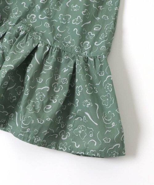 Ampersand（アンパサンド）の「premier 総柄ビッグカラーワンピース（ワンピース・キッズ・ベージュ/グレー/イエロー/グリーン・80/70/90/130/100/110/120/140）」の15枚目の写真