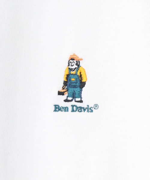 BEN DAVIS(ベンデイビス)の「BEN DAVIS/ベンデイビス ビッグシルエット ワンポイント ミニゴリラ 刺繍 ラガーシャツ(ポロシャツ・メンズ・ホワイト/チャコールグレー/ブルー系その他/オレンジ系その他・M/L/XL)」の17枚目の写真