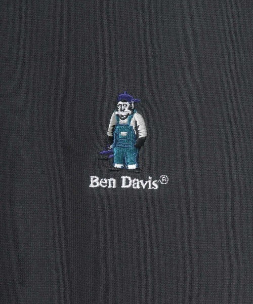 BEN DAVIS(ベンデイビス)の「BEN DAVIS/ベンデイビス ビッグシルエット ワンポイント ミニゴリラ 刺繍 ラガーシャツ(ポロシャツ・メンズ・ホワイト/チャコールグレー/ブルー系その他/オレンジ系その他・M/L/XL)」の18枚目の写真