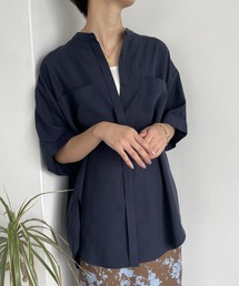 スタンドカラーオーバーシャツ　276096