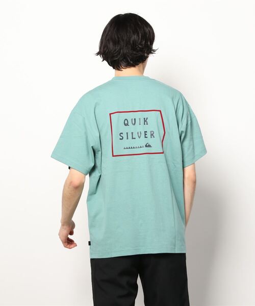 Quiksilver(クイックシルバー)の「QUIKSILVER/クイックシルバー オーバーサイズ スクエアロゴTシャツ/ドロップショルダー /ポケットTシャツ QST222605M(Tシャツ/カットソー・メンズ・ホワイト/ブルー/グリーン・XL/L/M)」の7枚目の写真