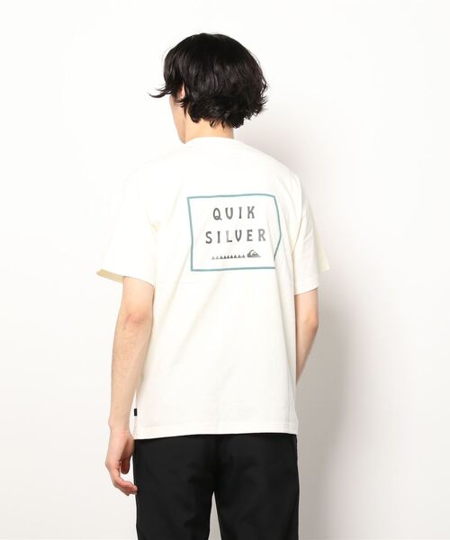Quiksilver(クイックシルバー)の「QUIKSILVER/クイックシルバー オーバーサイズ スクエアロゴTシャツ/ドロップショルダー /ポケットTシャツ QST222605M(Tシャツ/カットソー・メンズ・ホワイト/ブルー/グリーン・XL/L/M)」の4枚目の写真