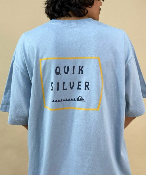 Quiksilver(クイックシルバー)の「QUIKSILVER/クイックシルバー オーバーサイズ スクエアロゴTシャツ/ドロップショルダー /ポケットTシャツ QST222605M(Tシャツ/カットソー・メンズ・ホワイト/ブルー/グリーン・XL/L/M)」の3枚目の写真