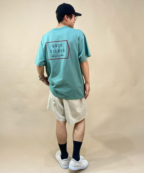 Quiksilver(クイックシルバー)の「QUIKSILVER/クイックシルバー オーバーサイズ スクエアロゴTシャツ/ドロップショルダー /ポケットTシャツ QST222605M(Tシャツ/カットソー・メンズ・ホワイト/ブルー/グリーン・XL/L/M)」の14枚目の写真