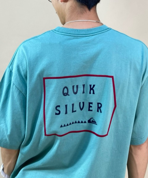 Quiksilver(クイックシルバー)の「QUIKSILVER/クイックシルバー オーバーサイズ スクエアロゴTシャツ/ドロップショルダー /ポケットTシャツ QST222605M(Tシャツ/カットソー・メンズ・ホワイト/ブルー/グリーン・XL/L/M)」の17枚目の写真