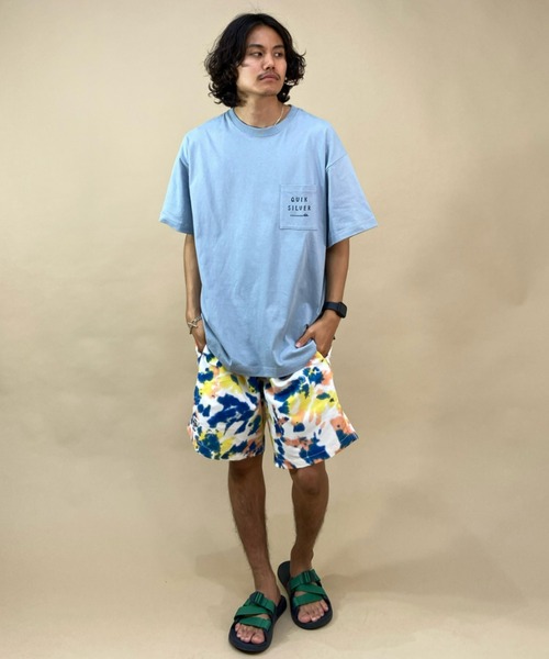 Quiksilver(クイックシルバー)の「QUIKSILVER/クイックシルバー オーバーサイズ スクエアロゴTシャツ/ドロップショルダー /ポケットTシャツ QST222605M(Tシャツ/カットソー・メンズ・ホワイト/ブルー/グリーン・XL/L/M)」の10枚目の写真