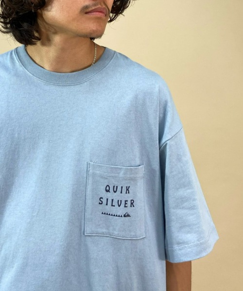 Quiksilver(クイックシルバー)の「QUIKSILVER/クイックシルバー オーバーサイズ スクエアロゴTシャツ/ドロップショルダー /ポケットTシャツ QST222605M(Tシャツ/カットソー・メンズ・ホワイト/ブルー/グリーン・XL/L/M)」の11枚目の写真