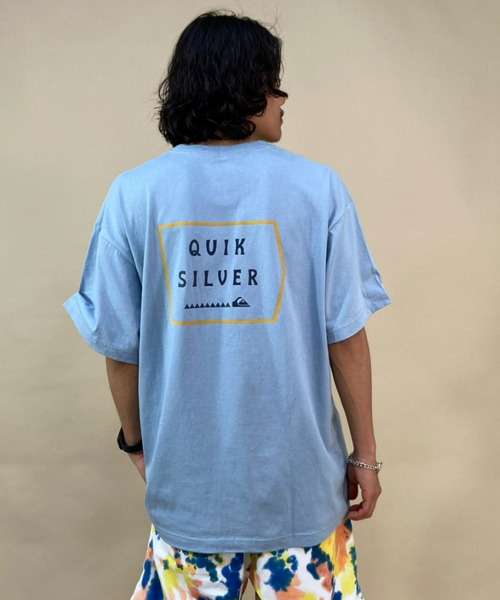 Quiksilver(クイックシルバー)の「QUIKSILVER/クイックシルバー オーバーサイズ スクエアロゴTシャツ/ドロップショルダー /ポケットTシャツ QST222605M(Tシャツ/カットソー・メンズ・ホワイト/ブルー/グリーン・XL/L/M)」の12枚目の写真