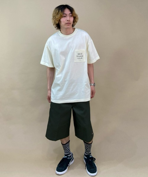 Quiksilver(クイックシルバー)の「QUIKSILVER/クイックシルバー オーバーサイズ スクエアロゴTシャツ/ドロップショルダー /ポケットTシャツ QST222605M(Tシャツ/カットソー・メンズ・ホワイト/ブルー/グリーン・XL/L/M)」の21枚目の写真
