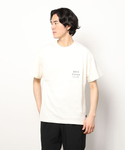 Quiksilver(クイックシルバー)の「QUIKSILVER/クイックシルバー オーバーサイズ スクエアロゴTシャツ/ドロップショルダー /ポケットTシャツ QST222605M(Tシャツ/カットソー・メンズ・ホワイト/ブルー/グリーン・XL/L/M)」の8枚目の写真