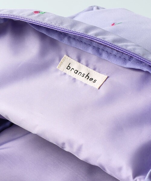 BRANSHES（ブランシェス）の「チェリー刺繍リュック（M）（バックパック/リュック・キッズ・ラベンダー/ピンク・M）」の21枚目の写真