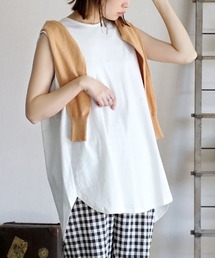 e-zakkamania stores | ノースリーブ コットンカットソー(Tシャツ/カットソー)