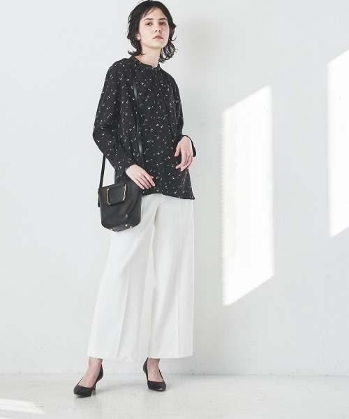 la.f…(ラエフ)の「【20周年限定アイテム】プリントバンドカラーシャツ(シャツ/ブラウス・レディース・ホワイト系その他/ブラック系その他・9号/7号)」の21枚目の写真