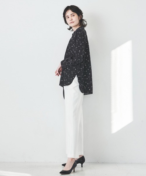 la.f…(ラエフ)の「【20周年限定アイテム】プリントバンドカラーシャツ(シャツ/ブラウス・レディース・ホワイト系その他/ブラック系その他・9号/7号)」の19枚目の写真