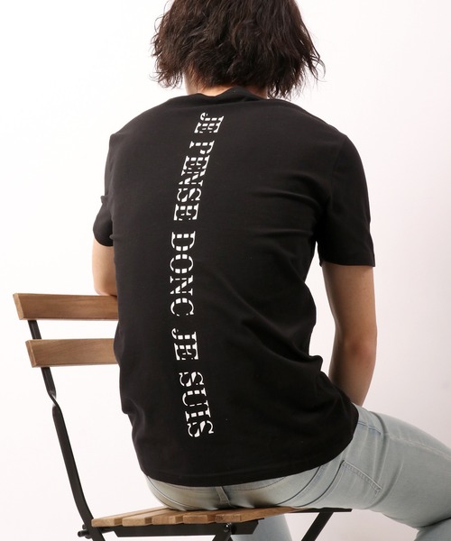 EVOLUTION(エボリューション)の「EVOLUTION タイトなシルエットのTシャツ(Tシャツ/カットソー・メンズ・ホワイト系その他/ブラック系その他/ホワイト系その他2/ホワイト系その他3/ホワイト系その他4/ホワイト系その他5/ブラック系その他2/ブラック系その他3/ブラック系その他4/ブラック系その他5/オフホワイト/ブラック・M/XL/L)」の10枚目の写真