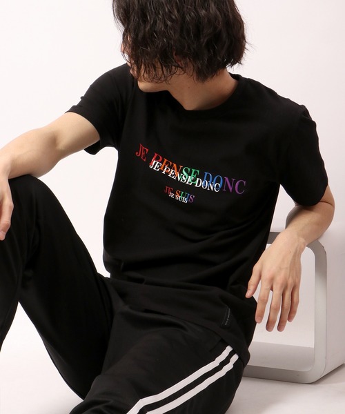 EVOLUTION(エボリューション)の「EVOLUTION タイトなシルエットのTシャツ(Tシャツ/カットソー・メンズ・ホワイト系その他/ブラック系その他/ホワイト系その他2/ホワイト系その他3/ホワイト系その他4/ホワイト系その他5/ブラック系その他2/ブラック系その他3/ブラック系その他4/ブラック系その他5/オフホワイト/ブラック・M/XL/L)」の12枚目の写真