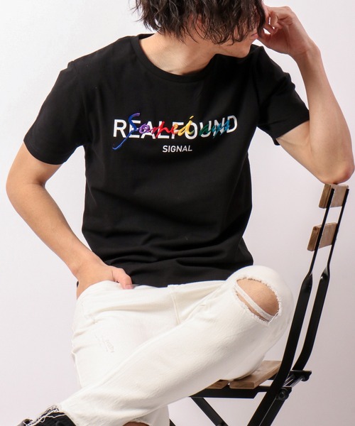 EVOLUTION(エボリューション)の「EVOLUTION タイトなシルエットのTシャツ(Tシャツ/カットソー・メンズ・ホワイト系その他/ブラック系その他/ホワイト系その他2/ホワイト系その他3/ホワイト系その他4/ホワイト系その他5/ブラック系その他2/ブラック系その他3/ブラック系その他4/ブラック系その他5/オフホワイト/ブラック・M/XL/L)」の7枚目の写真