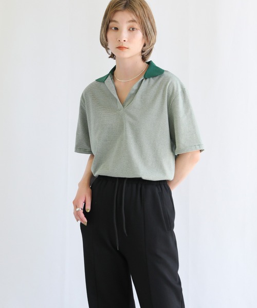 select MOCA（セレクトモカ）の「センターラインリラックスパンツ（スウェットパンツ・レディース・ライトグレー/ブラック/ピンク・FREE）」の21枚目の写真