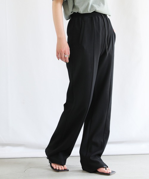 select MOCA（セレクトモカ）の「センターラインリラックスパンツ（スウェットパンツ・レディース・ライトグレー/ブラック/ピンク・FREE）」の18枚目の写真