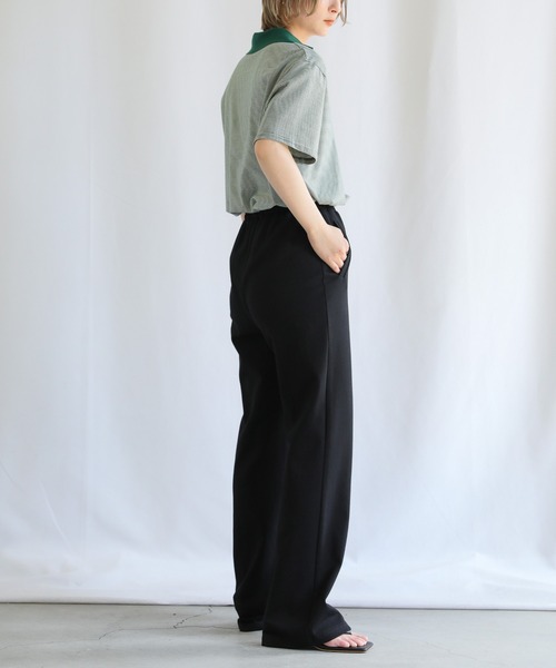 select MOCA（セレクトモカ）の「センターラインリラックスパンツ（スウェットパンツ・レディース・ライトグレー/ブラック/ピンク・FREE）」の22枚目の写真