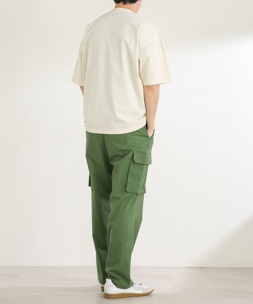 SENSE OF PLACE by URBAN RESEARCH(センスオブプレイスバイアーバンリサーチ)の「ヘビーウエイトTシャツ(5分袖)(Tシャツ/カットソー・メンズ・アイボリー/グリーン/ライトグレー/ネイビー・MEDIUM/LARGE)」の16枚目の写真