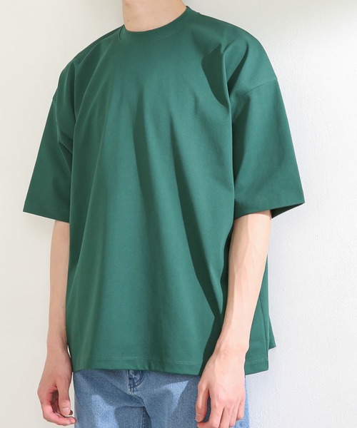 SENSE OF PLACE by URBAN RESEARCH(センスオブプレイスバイアーバンリサーチ)の「ヘビーウエイトTシャツ(5分袖)(Tシャツ/カットソー・メンズ・アイボリー/グリーン/ライトグレー/ネイビー・MEDIUM/LARGE)」の17枚目の写真