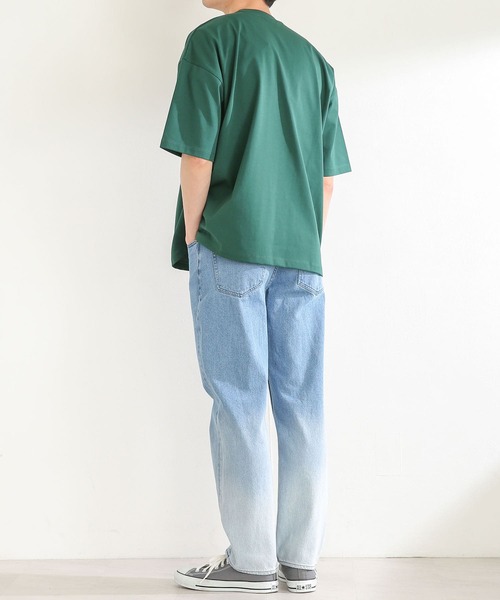 SENSE OF PLACE by URBAN RESEARCH(センスオブプレイスバイアーバンリサーチ)の「ヘビーウエイトTシャツ(5分袖)(Tシャツ/カットソー・メンズ・アイボリー/グリーン/ライトグレー/ネイビー・MEDIUM/LARGE)」の19枚目の写真