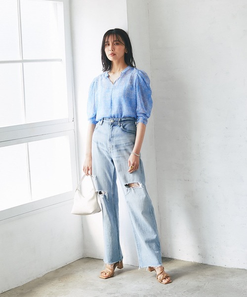 RIVE DROITE（リヴドロワ）の「メッシュ型押し2WAYミニバッグ（ハンドバッグ・レディース・ブラック/アイボリー・FREE）」の17枚目の写真