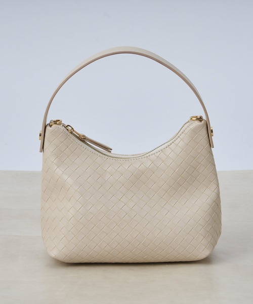 RIVE DROITE（リヴドロワ）の「メッシュ型押し2WAYミニバッグ（ハンドバッグ・レディース・ブラック/アイボリー・FREE）」の10枚目の写真