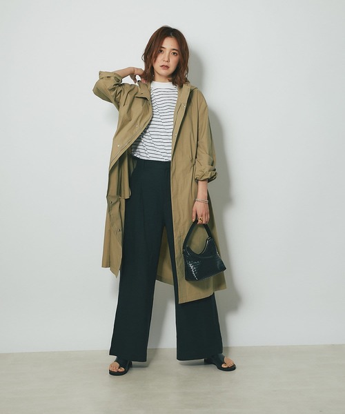 RIVE DROITE（リヴドロワ）の「メッシュ型押し2WAYミニバッグ（ハンドバッグ・レディース・ブラック/アイボリー・FREE）」の11枚目の写真