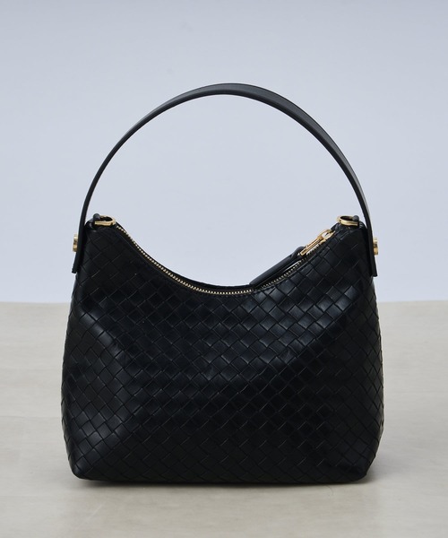 RIVE DROITE（リヴドロワ）の「メッシュ型押し2WAYミニバッグ（ハンドバッグ・レディース・ブラック/アイボリー・FREE）」の18枚目の写真