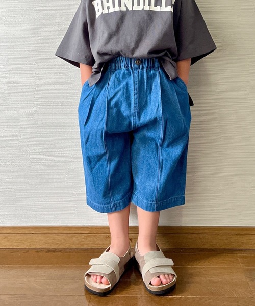 CIAOPANIC TYPY(チャオパニックティピー)の「▽【KIDS】ライトオンスデニムバルーンパンツ(デニムパンツ・キッズ・ネイビー/ブルー・MEDIUM/LARGE/X-LARGE/XX-LARGE/SMALL)」の1枚目の写真