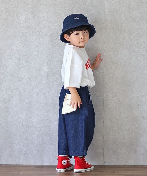 CIAOPANIC TYPY(チャオパニックティピー)の「▽【KIDS】ライトオンスデニムバルーンパンツ(デニムパンツ・キッズ・ネイビー/ブルー・MEDIUM/LARGE/X-LARGE/XX-LARGE/SMALL)」の13枚目の写真