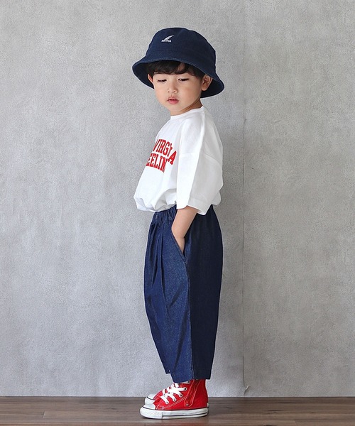 CIAOPANIC TYPY(チャオパニックティピー)の「▽【KIDS】ライトオンスデニムバルーンパンツ(デニムパンツ・キッズ・ネイビー/ブルー・MEDIUM/LARGE/X-LARGE/XX-LARGE/SMALL)」の14枚目の写真