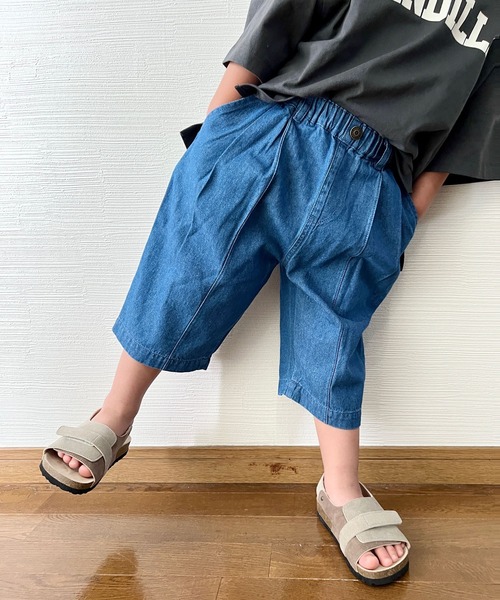 CIAOPANIC TYPY(チャオパニックティピー)の「▽【KIDS】ライトオンスデニムバルーンパンツ(デニムパンツ・キッズ・ネイビー/ブルー・MEDIUM/LARGE/X-LARGE/XX-LARGE/SMALL)」の5枚目の写真
