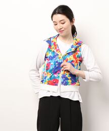 rienda suelta（リエンダスエルタ）の「★rienda suelta★SUMMER FLOWER1パーカーベスト 　ゴルフウエア（ベスト）」