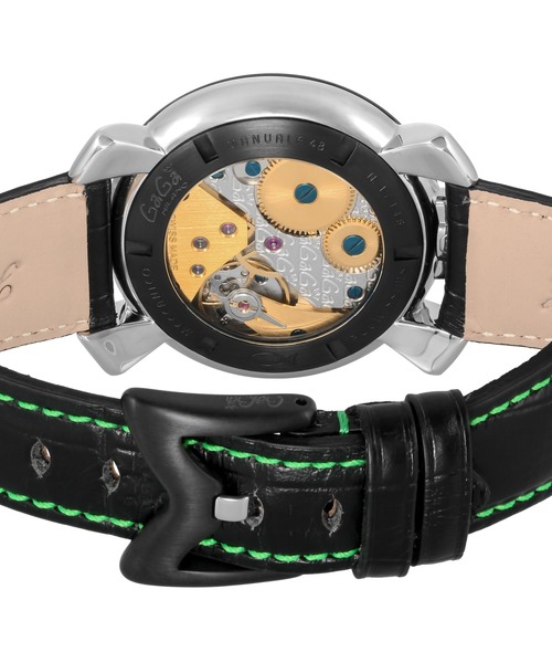GaGa MILANO（ガガミラノ）の「GaGa MILANO/ガガミラノ MANUALE48MM 腕時計 501302S-BLK メンズ（アナログ腕時計・メンズ・ブラック・FREE）」の3枚目の写真