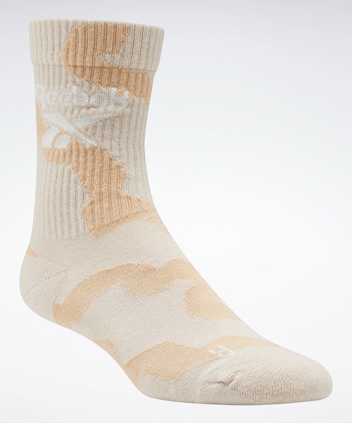 Reebok（リーボック）の「クラシックス サマー ソックス / Classics Summer Socks /（ソックス/靴下・メンズ・グリーン系その他/ベージュ・LARGE/MEDIUM/SMALL）」の2枚目の写真