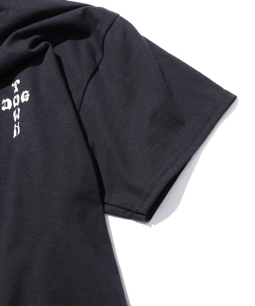 DOGTOWN(ドッグタウン)の「DOGTOWN/ドッグタウン Closs Logo S/S TEE 半袖ロゴTシャツ(Tシャツ/カットソー・メンズ・ブラック×レッド/ブラック×グリーン/ホワイト×ブラック/ブラック×ホワイト・M/L/XL)」の10枚目の写真