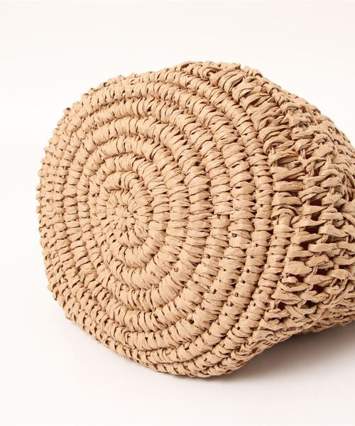 TINA：JOJUN（ティーナジョジュン）の「ペーパー トートバッグ TINA：JOJUN（かごバッグ・レディース・ベージュ・F）」の5枚目の写真