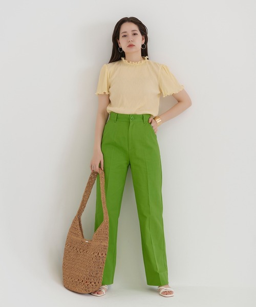 TINA：JOJUN（ティーナジョジュン）の「ペーパー トートバッグ TINA：JOJUN（かごバッグ・レディース・ベージュ・F）」の4枚目の写真