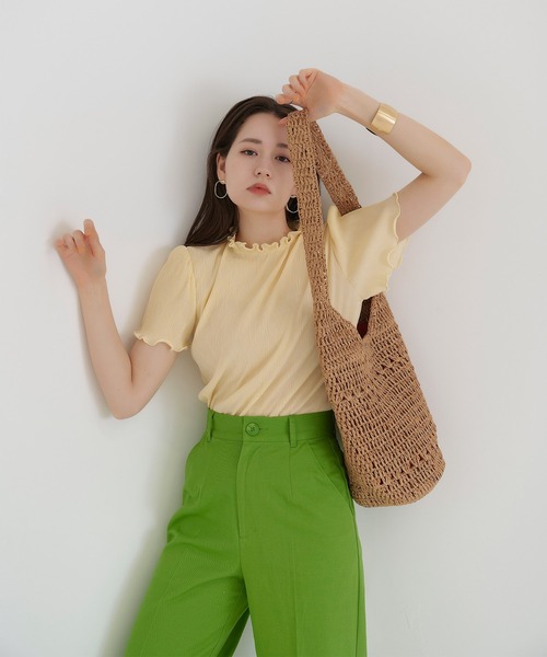 TINA：JOJUN（ティーナジョジュン）の「ペーパー トートバッグ TINA：JOJUN（かごバッグ・レディース・ベージュ・F）」の15枚目の写真